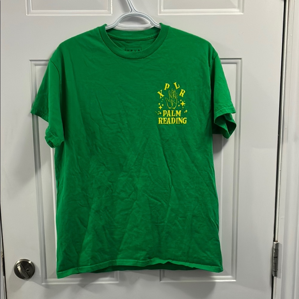 XPLR Palm Reading Graphic Tee - Green